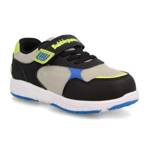 Zapatilla Ni&ntilde;o Bubblegummers Soft Walker Negro - Gris